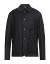 Barena Venezia Barena Man Cardigan Grey Size L Virgin Wool, Polyamide In Black