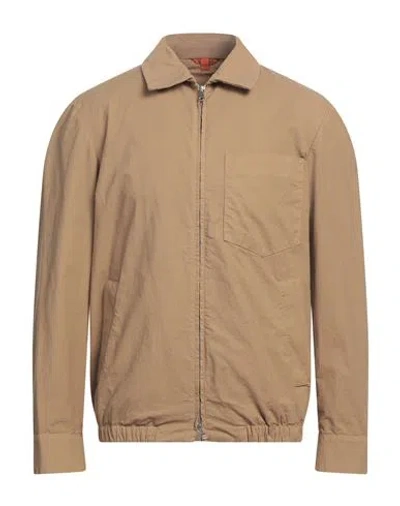 Barena Venezia Barena Man Jacket Camel Size 42 Cotton, Elastane In Beige