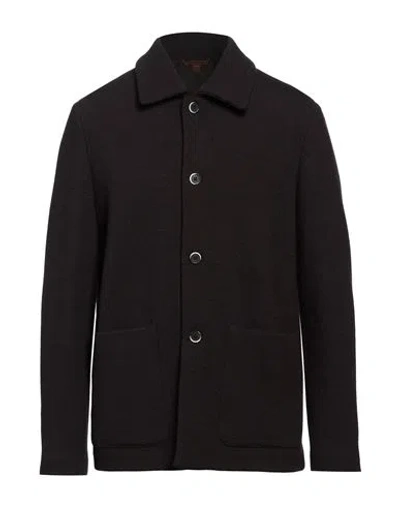 Barena Venezia Barena Man Jacket Dark Brown Size 36 Virgin Wool, Elastane In Brown