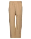 Barena Venezia Barena Man Pants Camel Size 28 Cotton, Elastane In Beige