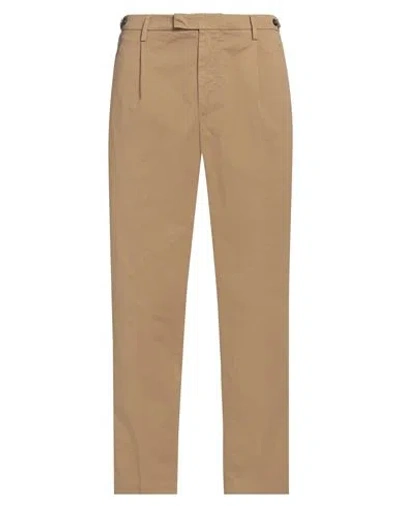 BARENA VENEZIA BARENA MAN PANTS CAMEL SIZE 40 COTTON, ELASTANE