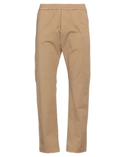 BARENA VENEZIA BARENA MAN PANTS CAMEL SIZE 36 COTTON, ELASTANE
