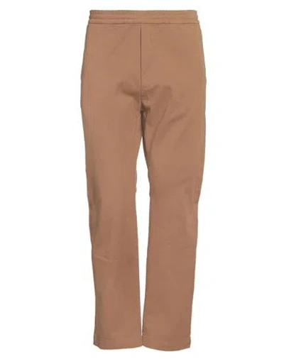 BARENA VENEZIA BARENA MAN PANTS CAMEL SIZE 38 COTTON, ELASTANE