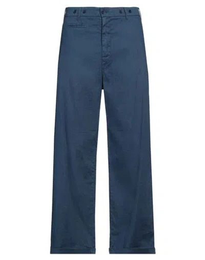 Barena Venezia Barena Man Pants Navy Size 32 Linen, Cotton, Elastane