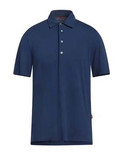 Barena Venezia Barena Man Polo Shirt Blue Size Xxl Cotton