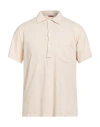 Barena Venezia Barena Man Polo Shirt Cream Size Xl Cotton In White