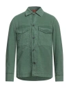 Barena Venezia Barena Man Shirt Green Size 40 Cotton, Elastane In Green