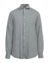 Barena Venezia Barena Man Shirt Grey Size 40 Linen In Grey