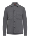 Barena Venezia Barena Man Shirt Grey Size 42 Cotton, Elastane In Gray