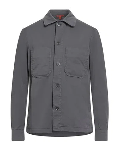 Barena Venezia Barena Man Shirt Grey Size 42 Cotton, Elastane In Gray