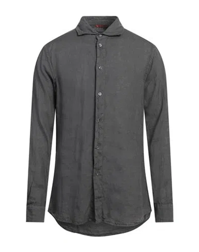 Barena Venezia Barena Man Shirt Lead Size 40 Linen In Grey