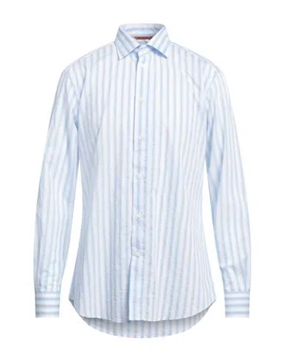 Barena Venezia Striped Poplin Shirt In Blue
