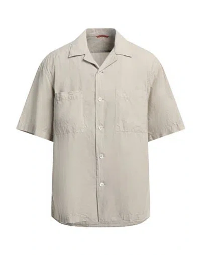 Barena Venezia Barena Man Shirt Light Grey Size 40 Cotton