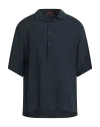BARENA VENEZIA BARENA MAN SHIRT MIDNIGHT BLUE SIZE 40 LINEN