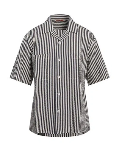 Barena Venezia Barena Man Shirt Navy Size 40 Cotton, Silk