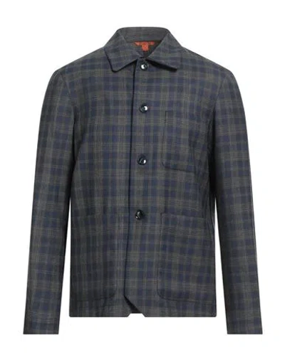 Barena Venezia Barena Man Shirt Navy Size 42 Virgin Wool In Blue