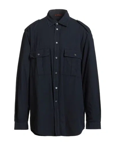 Barena Venezia Barena Man Shirt Navy Size 44 Cotton In Blue