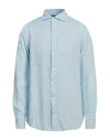 Barena Venezia Barena Man Shirt Sky Blue Size 48 Linen