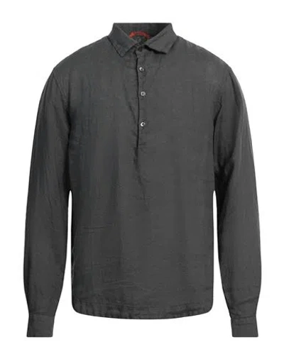 Barena Venezia Barena Man Shirt Steel Grey Size 38 Linen