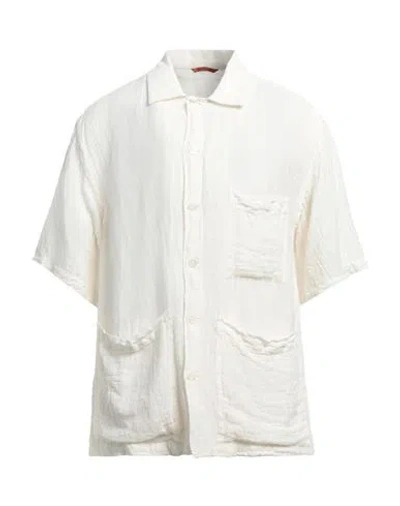 Barena Venezia Barena Man Shirt White Size 42 Linen, Cotton