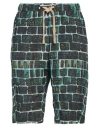 Barena Venezia Barena Man Shorts & Bermuda Shorts Emerald Green Size 38 Linen In Green