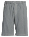 Barena Venezia Barena Man Shorts & Bermuda Shorts Lead Size 38 Cotton, Elastane In Grey