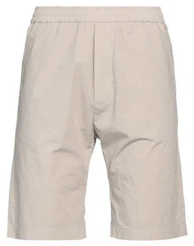 BARENA VENEZIA BARENA MAN SHORTS & BERMUDA SHORTS LIGHT GREY SIZE 34 COTTON, ELASTANE