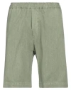 Barena Venezia Barena Man Shorts & Bermuda Shorts Green Size 36 Cotton, Elastane