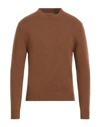 Barena Venezia Barena Man Sweater Camel Size L Wool, Polyamide In Brown