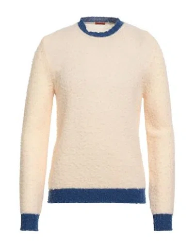Barena Venezia Barena Man Sweater Cream Size Xl Virgin Wool