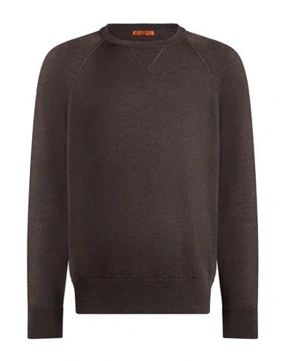 Barena Venezia Barena Man Sweater Dark Brown Size Xxl Merino Wool