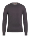 Barena Venezia Barena Man Sweater Dark Purple Size Xl Merino Wool In Gray