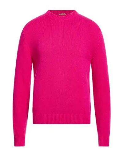 Barena Venezia Barena Man Sweater Fuchsia Size L Wool, Polyamide In Pink