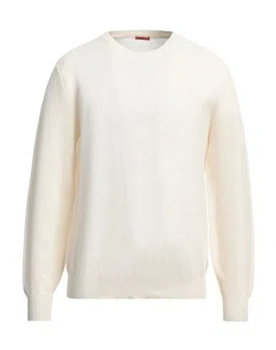 Barena Venezia Barena Man Sweater Ivory Size L Linen, Cotton In White