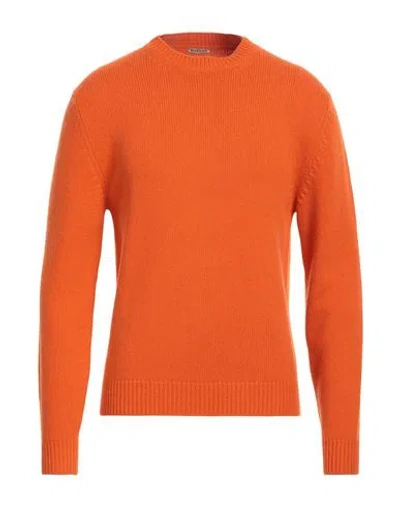 Barena Venezia Barena Man Sweater Orange Size Xxl Wool, Polyamide