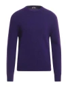 Barena Venezia Barena Man Sweater Purple Size M Wool, Polyamide