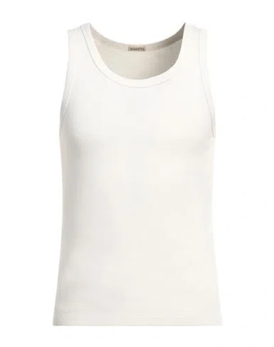 Barena Venezia Barena Man Tank Top Ivory Size Xl Cotton, Elastane In White