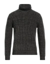 Barena Venezia Barena Man Turtleneck Black Size Xl Alpaca Wool, Polyamide, Wool, Elastane In Black