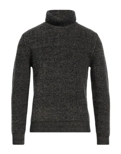 Barena Venezia Barena Man Turtleneck Black Size Xl Alpaca Wool, Polyamide, Wool, Elastane