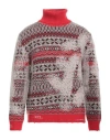 Barena Venezia Barena Man Turtleneck Red Size M Virgin Wool In Red