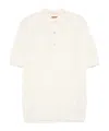 Barena Venezia Marco Slim-fit Ribbed Linen And Cotton-blend Polo Shirt In Neutral
