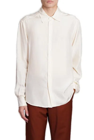 Barena Venezia Surian Striped Modal-blend Shirt In White