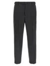 Barena Venezia Straight Leg Trousers With Back Pockets And Belt Loops In Black