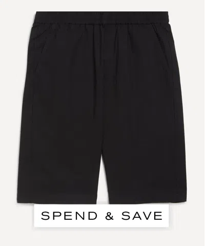 Barena Venezia Barena Mens Agro Vion Cotton-stretch Shorts In Black