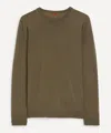 Barena Venezia Barena Mens Army Ato Merino Wool Jumper In Green