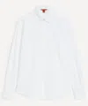 Barena Venezia Barena Mens Maridola Crinkle Poplin Cotton Shirt In White