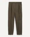 Barena Venezia Barena Mens Nerio Pleated Cotton Trousers In Brown