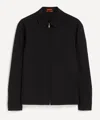 Barena Venezia Barena Mens Wool Zip-up Jacket In Black