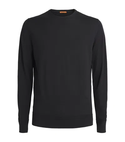 Barena Venezia Barena Merino Crew-neck Jumper In Black