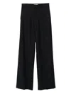 Barena Venezia Barena Nini Flan Blue Trousers In Black